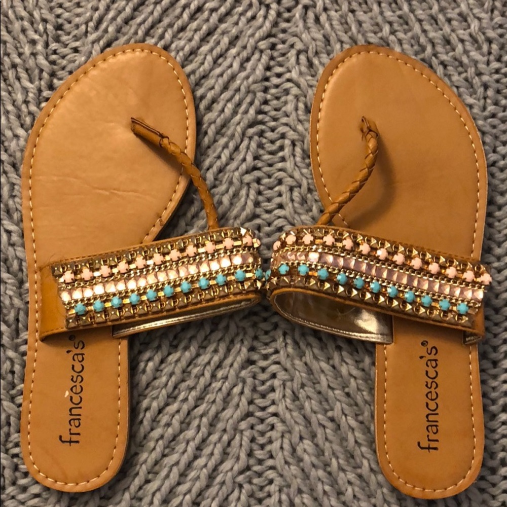 Francesca’s sequence sandals